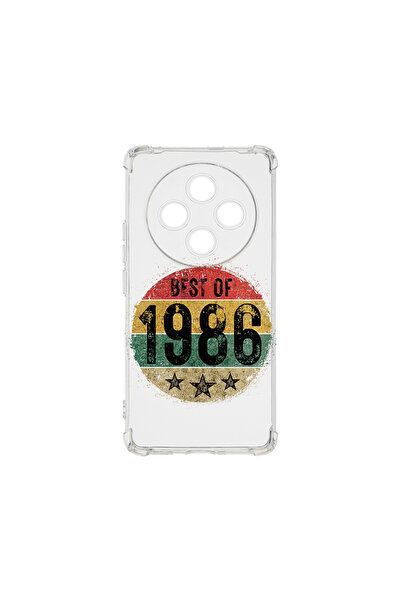 bestcase ® Carcasă antișoc pentru Oppo Reno12 F / FS, Best Of 1986, 1913370 A...