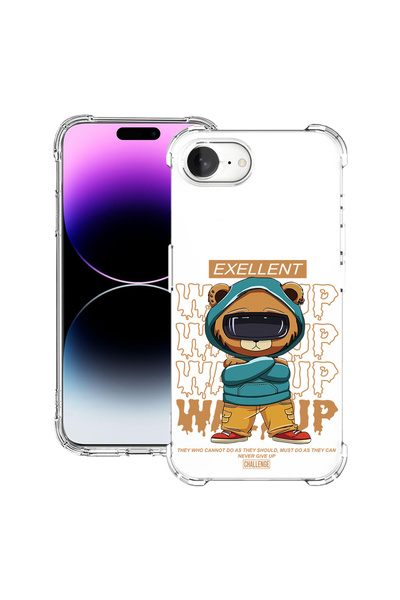 bestcase ® Carcasă antișoc pentru Apple iPhone 16e, Bear Excellent, 1988231 A...