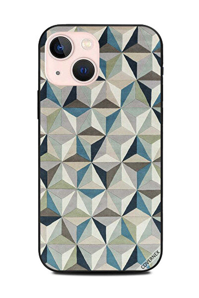 Covernex غطاء حماية لهاتف Apple iPhone 13 Mini بنقشة الماس الأزرق