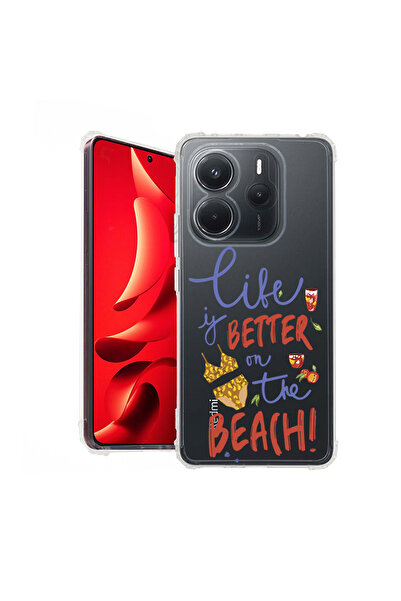 bestcase ® Husă antișoc pentru Xiaomi Redmi Note 14 4G, Plajă, 1938408 AS 1874