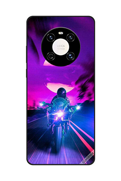 Covernex غطاء حماية لهاتف هواوي ميت 40 برو/40 برو+ راكب الدراجة النارية يترك القمر خلفه