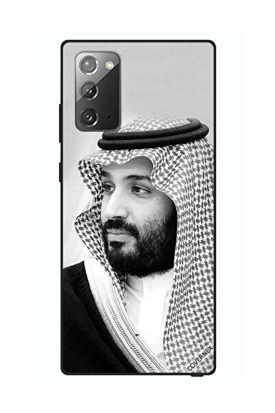 Covernex غطاء حماية لهاتف سامسونج جالكسي نوت 20 صورة محمد بن سلمان بالأبيض وا...