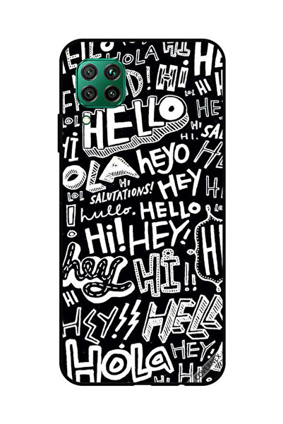 Covernex غطاء حماية لهاتف هواوي نوفا 7i / P40 لايت - مرحباً بالعلامات