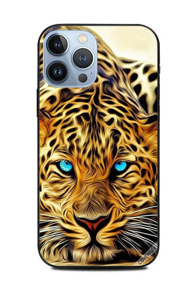 Covernex غطاء حماية لهاتف Apple iPhone 13 Pro Max - جلد فهد ذهبي