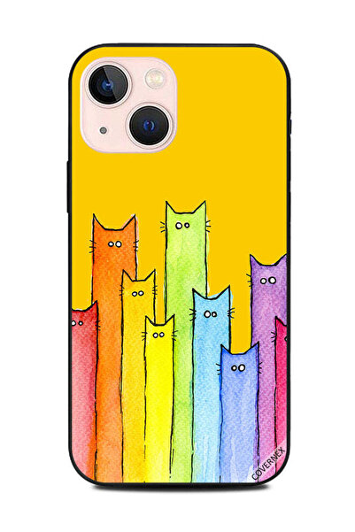 Covernex غطاء حماية لهاتف Apple iPhone 13 Mini بتصميم دمية قطة