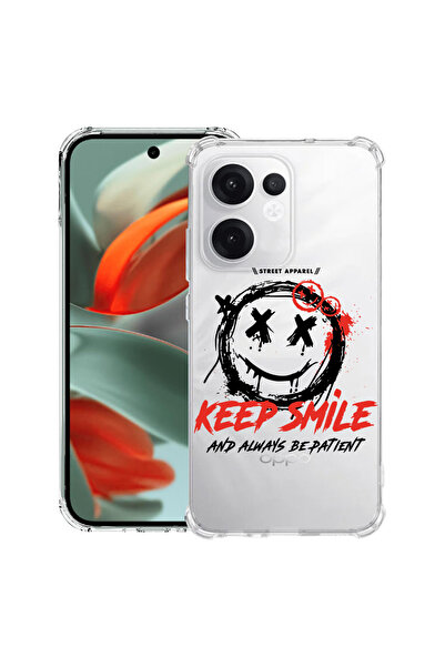 bestcase Husă antișoc pentru OPPO Reno 14 F / FS cu design Keep Smile, 205205...