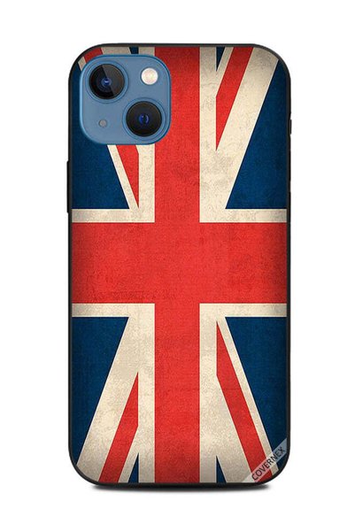 Covernex غطاء حماية لجهاز Apple iPhone 13 بعلم المملكة المتحدة العتيق