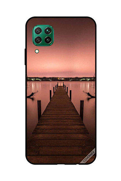 Covernex غطاء حماية لهاتف هواوي نوفا 7i / P40 لايت - مسار إلى البحر مساء