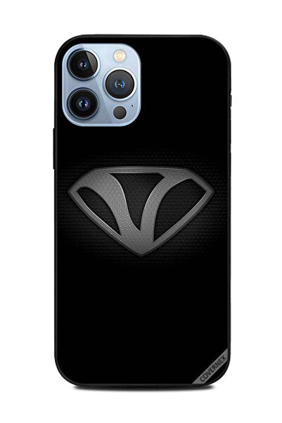 Covernex غطاء حماية لهاتف Apple iPhone 13 Pro Max أبجدي أبيض وأسود V
