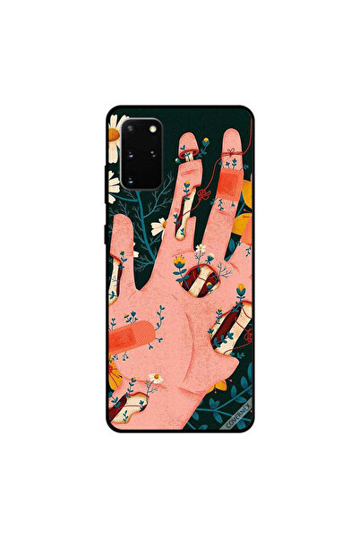 Covernex غطاء حماية سامسونج جالكسي S20 بلس بتصميم يد وزهرة