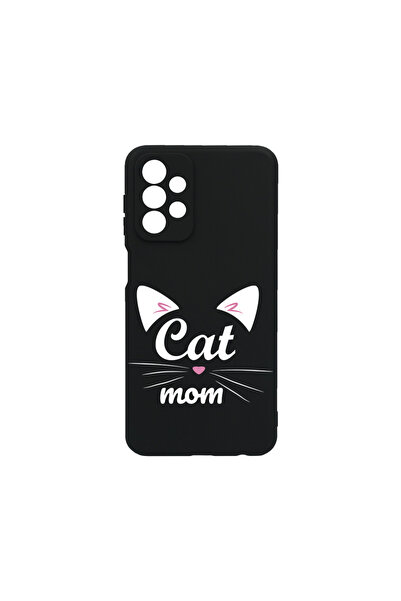 bestcase ® Husa Slim Silicon pentru Samsung Galaxy A33 5G, Cat Mom, 1396492 B...