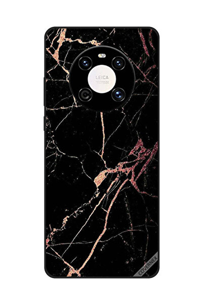 Covernex غطاء حماية لهاتف هواوي ميت 40 بنمط رخامي أسود