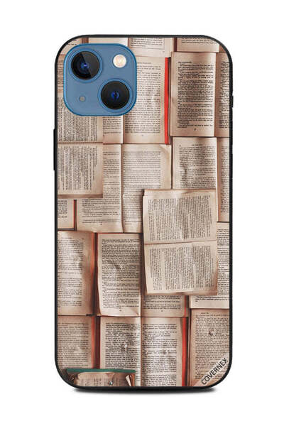 Covernex غطاء حماية لهاتف Apple iPhone 13 بنمط صفحات الكتاب