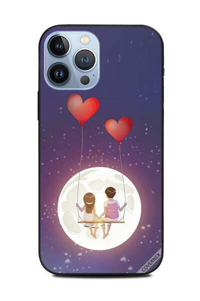 Covernex غطاء حماية لهاتف Apple iPhone 13 Pro Max يحمل بالونات على شكل قلب