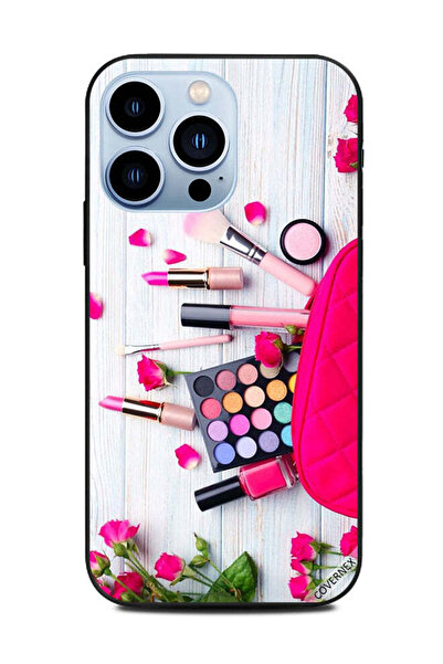 Covernex غطاء حماية لجهاز Apple iPhone 13 Pro باللون الوردي أدوات مكياج