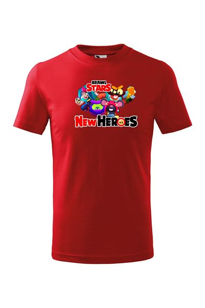 Funny Gift Brawl Stars New Heroes Kids Short Sleeve T-Shirt