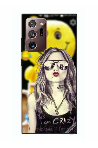 Covernex غطاء حماية لهاتف سامسونج جالكسي نوت 20 ألترا نعم أنا مجنون، العادي ممل