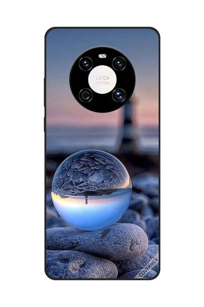 Covernex غطاء حماية لهاتف هواوي ميت 40، تصوير رائع للطبيعة في زجاج دائري