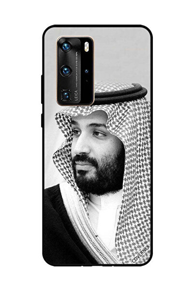 Covernex غطاء حماية لهاتف هواوي بي 40 برو صورة محمد بن سلمان بالأبيض والأسود