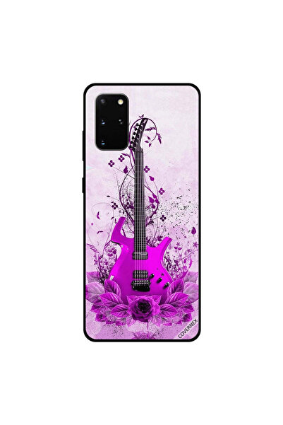 Covernex غطاء حماية لهاتف سامسونج جالكسي S20 بلس بتصميم جيتار وردي جميل