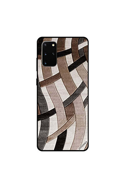 Covernex غطاء حماية لهاتف سامسونج جالكسي S20 بلس بنقشة خطوط منحنية باللونين ا...