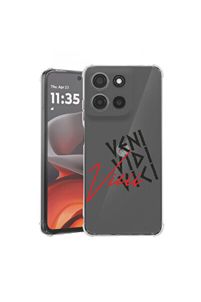 bestcase ® Anti Shock Case for Motorola Edge 50 Neo, Veni Vidi Vici, 1913371 AS 1891