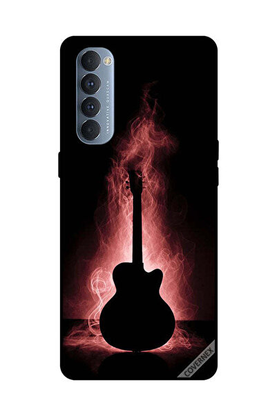 Covernex غطاء حماية لهاتف Oppo Reno 4 Pro بتصميم انعكاس الجيتار في الظلام