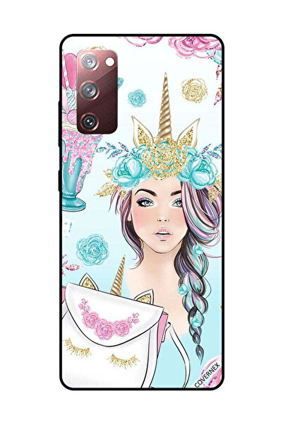 Covernex غطاء حماية لهاتف سامسونج جالاكسي S20 FE رموش على الحقيبة وفتاة وحيد ...