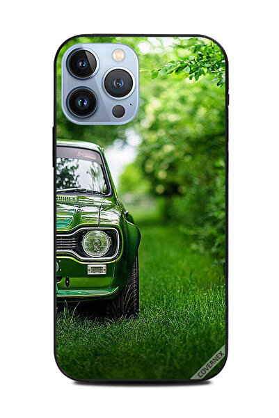 Covernex غطاء حماية لهاتف Apple iPhone 13 Pro Max - سيارة خضراء في حديقة خضراء