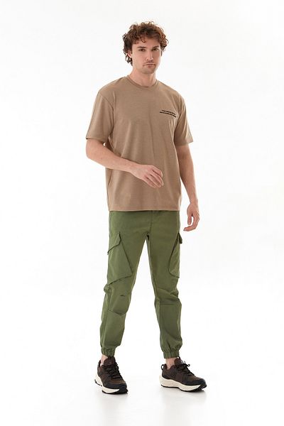 Fulla Moda Μπλουζάκι με λαιμόκοψη με ανάγλυφο κείμενο