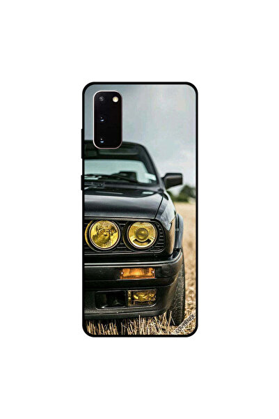Covernex غطاء حماية سامسونج جالكسي S20 - سيارة سوداء - أضواء ذهبية