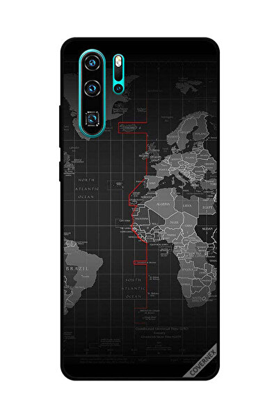 Covernex غطاء حماية لهاتف هواوي بي 30 برو بطبعة حدود المحيط