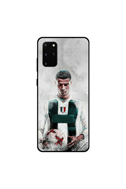 Covernex غطاء حماية لهاتف سامسونج جالاكسي S20 بلس بطبعة رونالدو وهو يحمل كرة ...