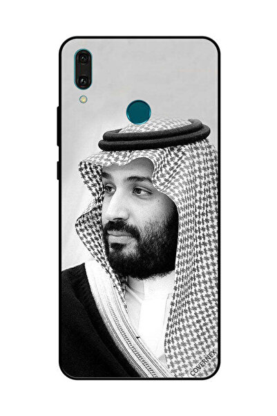 Covernex غطاء حماية لهاتف هواوي Y9 2019 صورة محمد بن سلمان بالأبيض والأسود