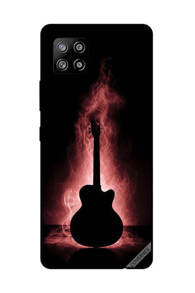 Covernex غطاء حماية لهاتف سامسونج جالاكسي A42 بطبعة انعكاس جيتار في الظلام