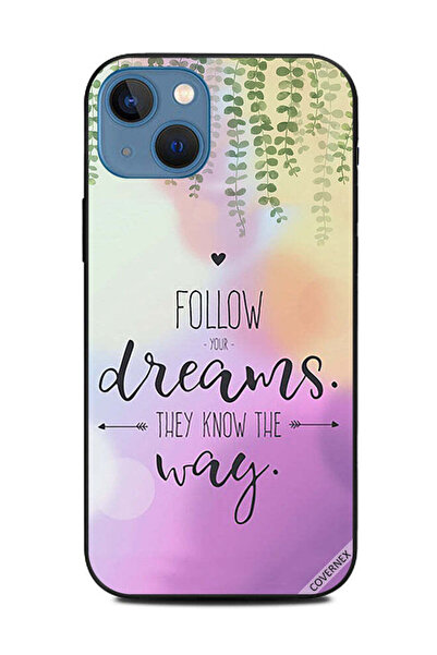 Covernex غطاء حماية لهاتف Apple iPhone 13 اتبع أحلامك فهي تعرف الطريق