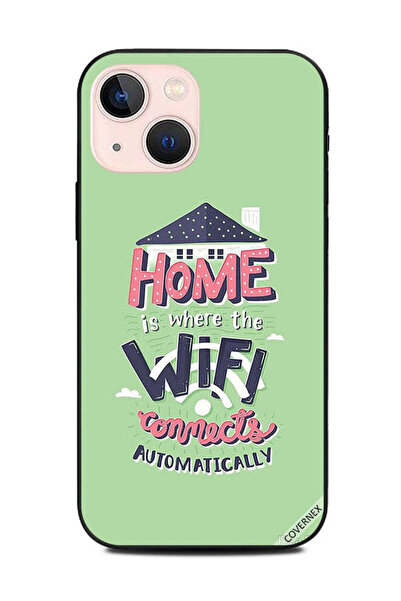 Covernex غطاء حماية لهاتف Apple iPhone 13 Mini المنزل هو المكان الذي يتصل فيه...