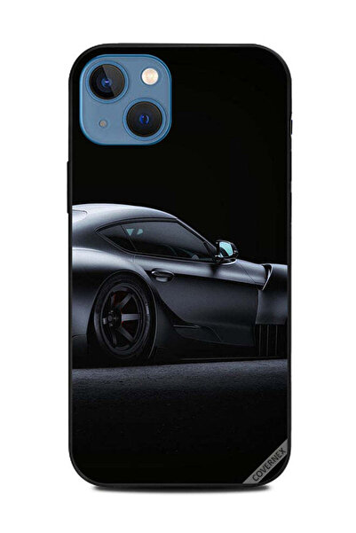 Covernex غطاء حماية لهاتف Apple iPhone 13 أسود رمادي سيارة