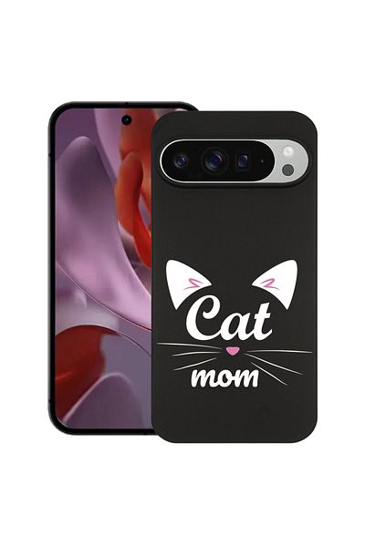 bestcase ® Slim Silicon Case For Google Pixel 10 Pro XL, Cat Mom, 2036426 B 1850
