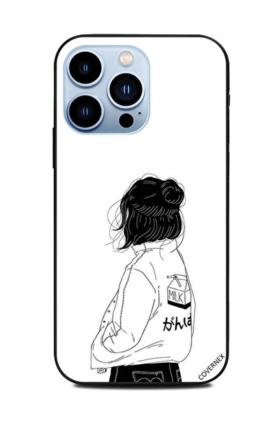 Covernex غطاء حماية لجهاز ابل ايفون 13 برو فتاة تفكر بعمق كبير