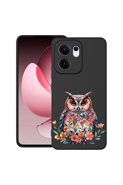 bestcase ® Husa Slim Silicon pentru OPPO Reno13 F / Reno13 FS, OWL, 2022872 B...