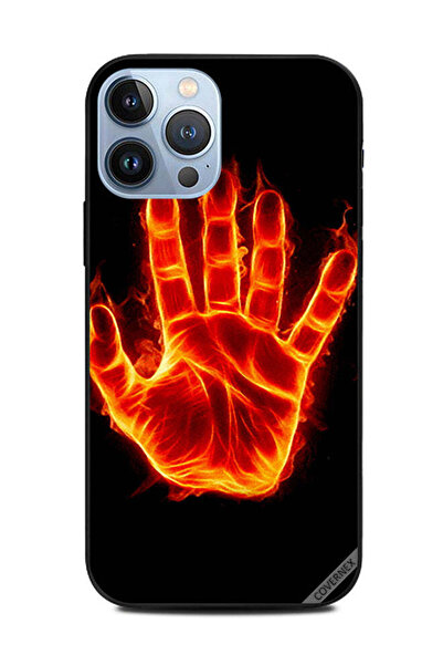 Covernex غطاء حماية لهاتف Apple iPhone 13 Pro Max - يد مشتعلة
