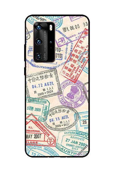 Covernex غطاء حماية لهاتف هواوي بي 40 برو - طوابع السفر