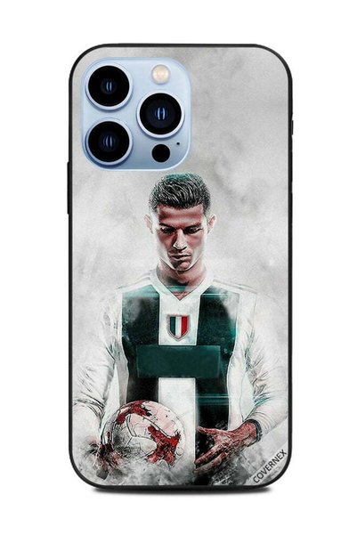 Covernex غطاء حماية لهاتف Apple iPhone 13 Pro رونالدو يحمل كرة قدم بين يديه