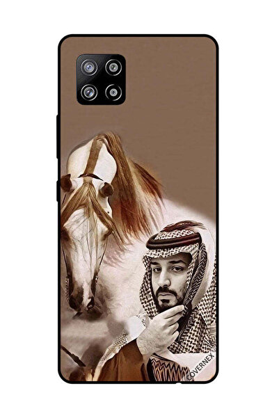 Covernex غطاء حماية لهاتف سامسونج جالاكسي A42 محمد بن سلمان أمام حصان