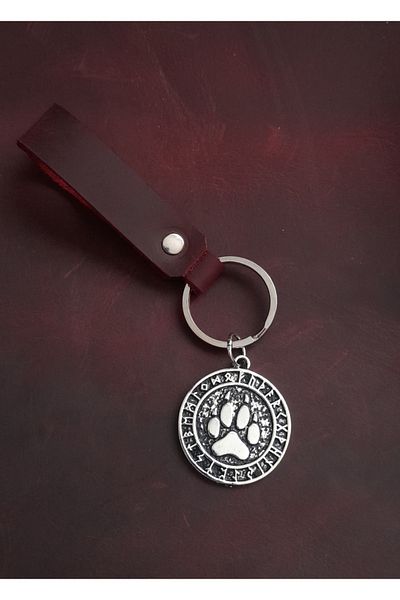 BSN Store Bear Claw Figure Premium Genuine Leather Keychain Gift Keychain