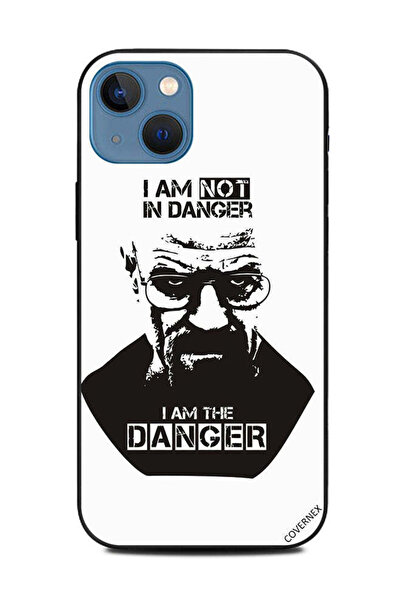 Covernex غطاء حماية لهاتف Apple iPhone 13 أنا لست في خطر بالأبيض والأسود