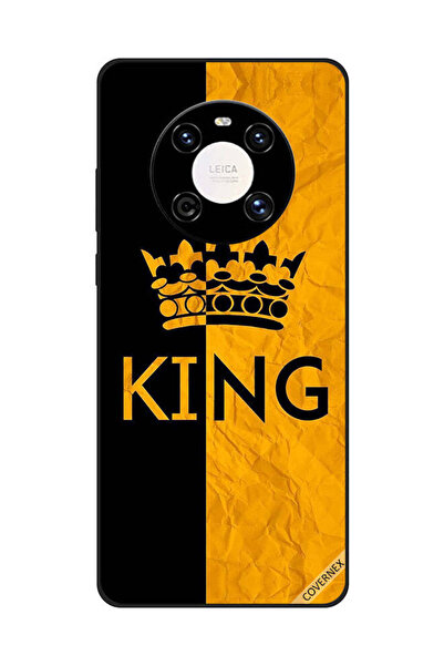 Covernex غطاء حماية لهاتف هواوي ميت 40 برو/40 برو+ - أسود وأصفر ملكي