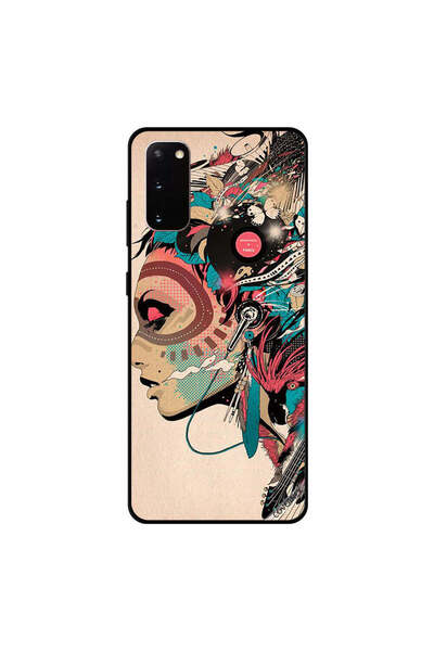 Covernex غطاء حماية لهاتف سامسونج جالاكسي S20 برسومات فتاة موسيقية