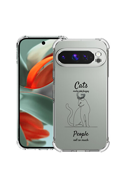 bestcase ® Carcasă antișoc pentru Google Pixel 9 Pro Xl, Pisicile mă fac feri...